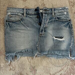 Hidden Jean Skirt
